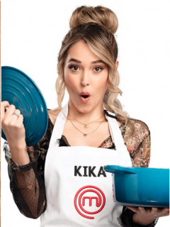Foto de Kika Nieto, a propósito de que no renunció a 'MAsterchef', de RCN