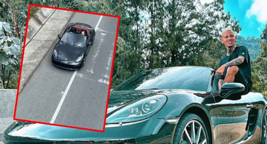 'La Liendra' se graba en un Porsche a 200 km/h en zona escolar