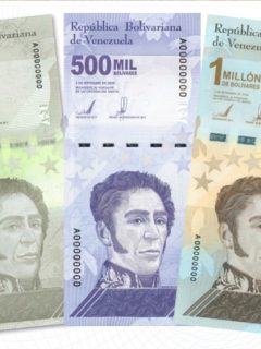 Nuevos billetes en Venezuela.