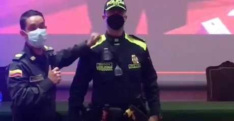 Imagen del posible cambio de uniforme de la Policía Nacional de Colombia.