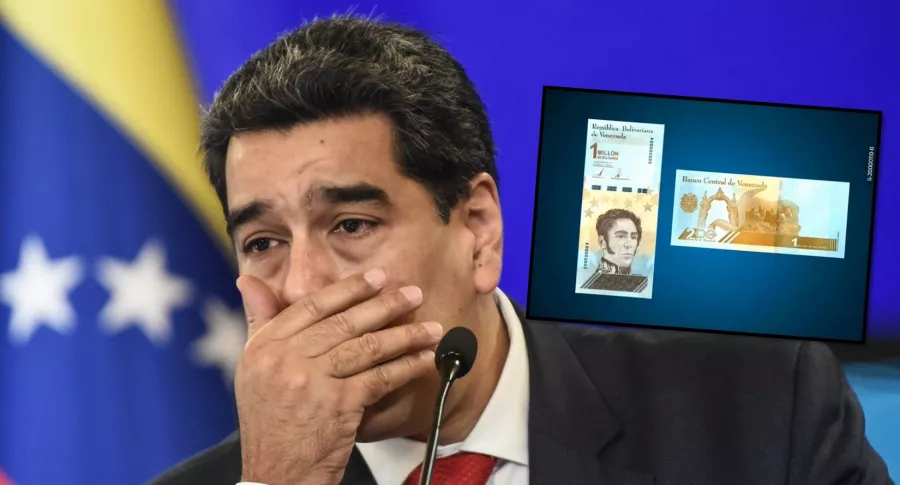 Nicolás Maduro. nuevos billetes en Venezuela, en pesos colombianos.