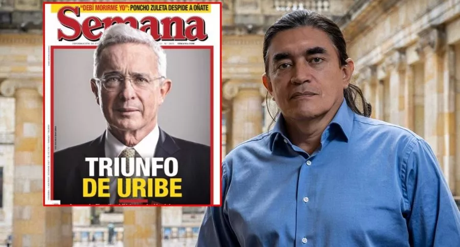 Gustavo Bolívar, que criticó la portada de la Revista Semana sobre Álvaro Uribe