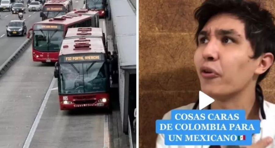 Joven mexicano que se hizo viral criticando Transmilenio