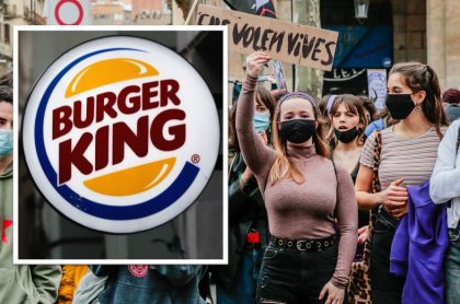 El mensaje con el que Burger King felicitó a todas las mujeres en el Día internacional de la Mujer. Recibió todo tipo de críticas. 