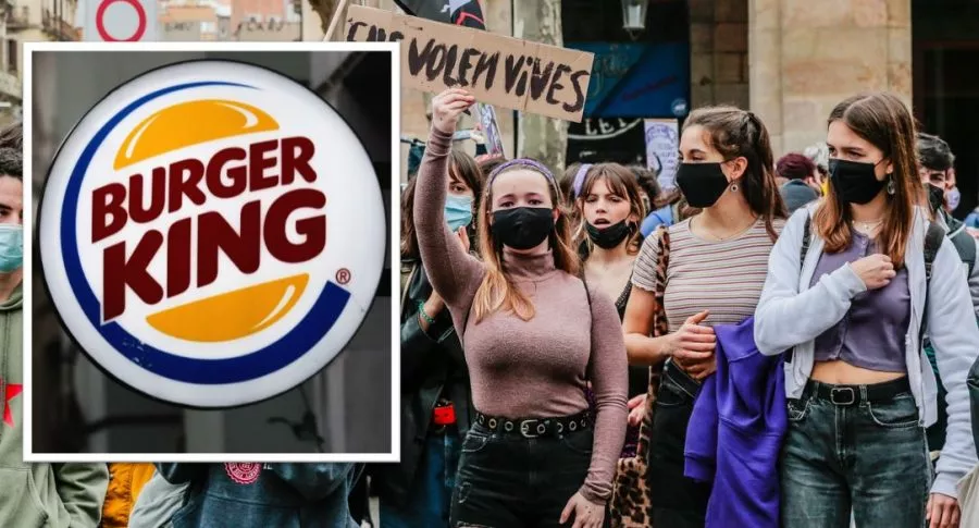 El mensaje con el que Burger King felicitó a todas las mujeres en el Día internacional de la Mujer. Recibió todo tipo de críticas. 