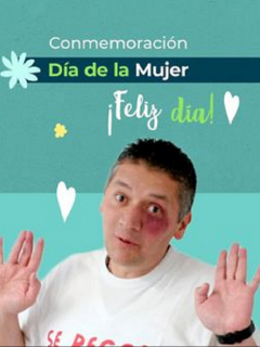 Imagen de la invitación al evento por el Día de la Mujer.
