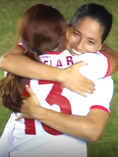 América de Cali, a segunda ronda en Copa Libertadores Femenina. Imagen del triunfo 5-0 sobre El Nacional.