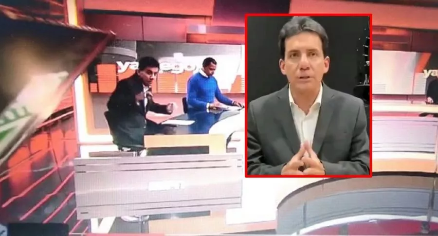 Periodista Carlos Orduz hablando del accidente que sufrió en ESPN Radio Colombia