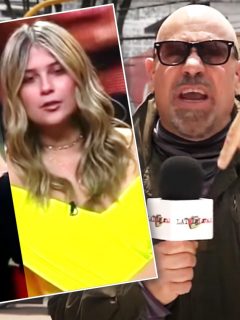 Andrea Guerrero y Casale fueron imitados por ‘Doña Anciana’ y Santiago Moure. Fotomontaje: Pulzo.