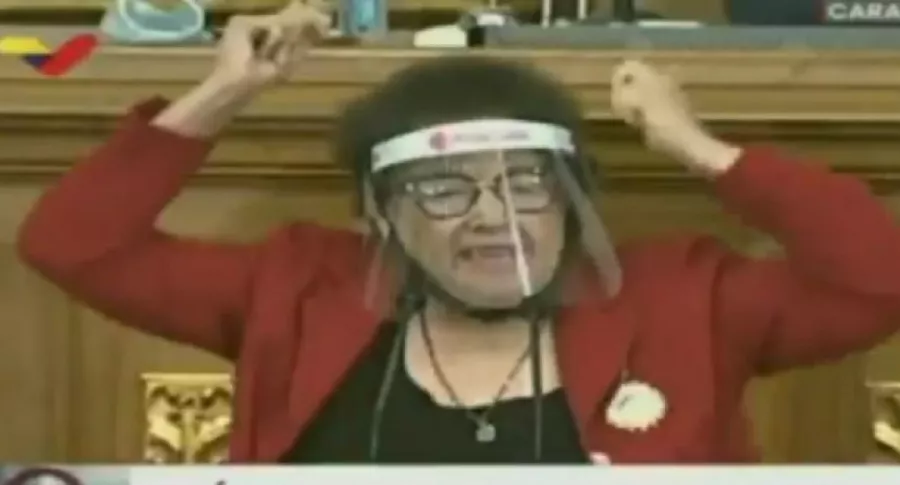 Diputada María de Lourdes León cometió un lapsus hasta divertido en sesión de la Asamblea de Venezuela