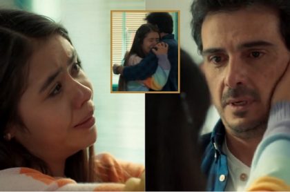 Juliana Velásquez y Carlos Camacho en 'Pa' quererte', a propósito de la salida del personaje de Tatiana de la novela de RCN.