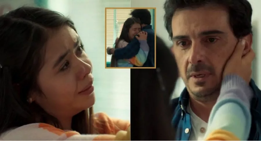 Juliana Velásquez y Carlos Camacho en 'Pa' quererte', a propósito de la salida del personaje de Tatiana de la novela de RCN.