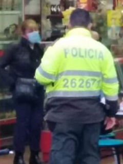 Tienda en Suba (Bogotá) en la que mataron a un hombre