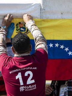 Venezolanos migrantes en Colombia.