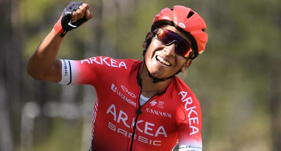 Nairo Quintana, quien fue declarado campeón de la Vuelta a Asturias 2017 por descalificación del español Raúl Alarcón