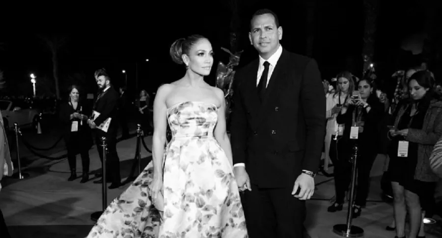 Jennifer Lopez y Alex Rodriguez, quienes terminaron recientemente.  