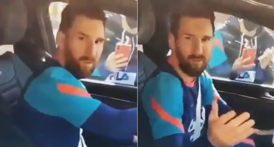 Lionel Messi, enojado con aficionados del Barcelona en España. Fotomontaje: Pulzo.
