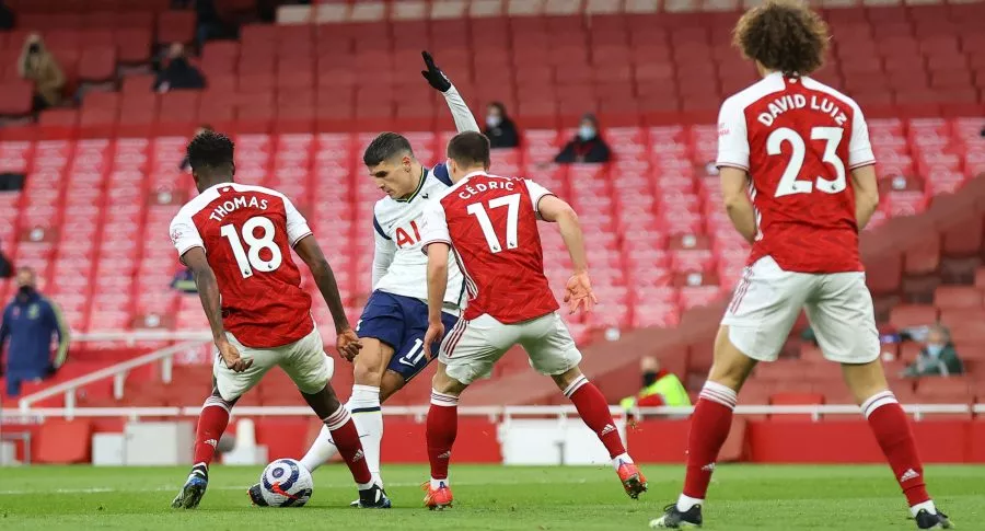 Gol de rabona de Erick Lamela hoy en Arsenal vs. Tottenham: video del gol.