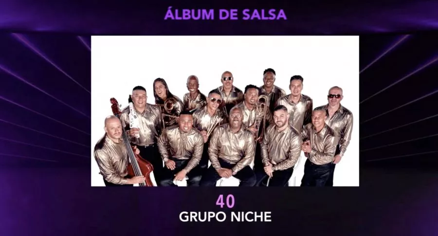 Grupo Niche ganó el premio Grammy a mejor álbum tropical latino 2021.