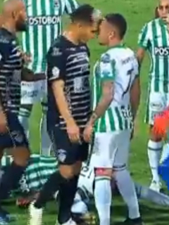 Pelea en Nacional-Junior y cabezazo de Teo a Jarlan Barrera: Liga Betplay.