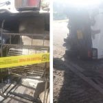 [Fotos] Camioneta que llevaba perros se volcó y animales salieron corriendo, en Bogotá