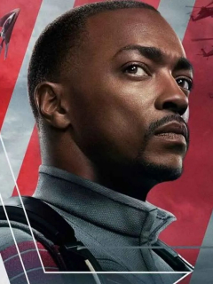 Anthony Mackie interprete de Sam Wilson (Falcon) y Sebastian Stan en el papel de Bucky Barnes (Soldado del Invierno).