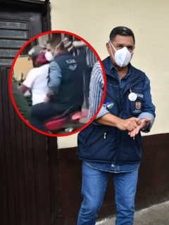 Jorge Iván Ospina, que pagará multa por andar sin casco y de parrillero en moto, cosa que él prohibió