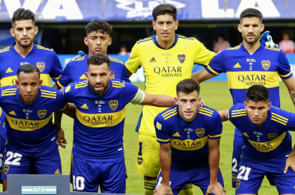 Boca Juniors busca recibir a Édinson Cavani, nacionalizando a Jorman Campuzano. Imagen de referencia del cuadro 'xeneize'.