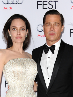 Angelina Jolie presenta pruebas de violencia domestica. Foto de Angelina Jolie y Brad Pitt