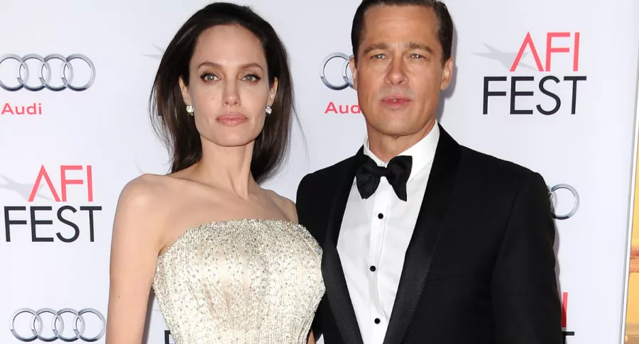 Angelina Jolie presenta pruebas de violencia domestica. Foto de Angelina Jolie y Brad Pitt