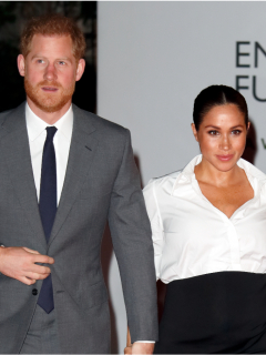Fotomontaje de príncipe Harry, Meghan Markle y Felipe de Edimburgo, a propósito de plan de entrevista con Oprah