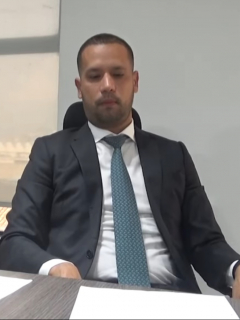 Iván Cancino, abogado de Diego Cadena que explicó por qué regañó a su cliente, y Diego Cadena