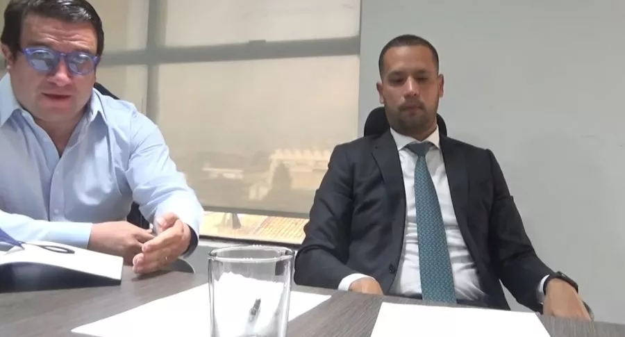 Iván Cancino, abogado de Diego Cadena que explicó por qué regañó a su cliente, y Diego Cadena