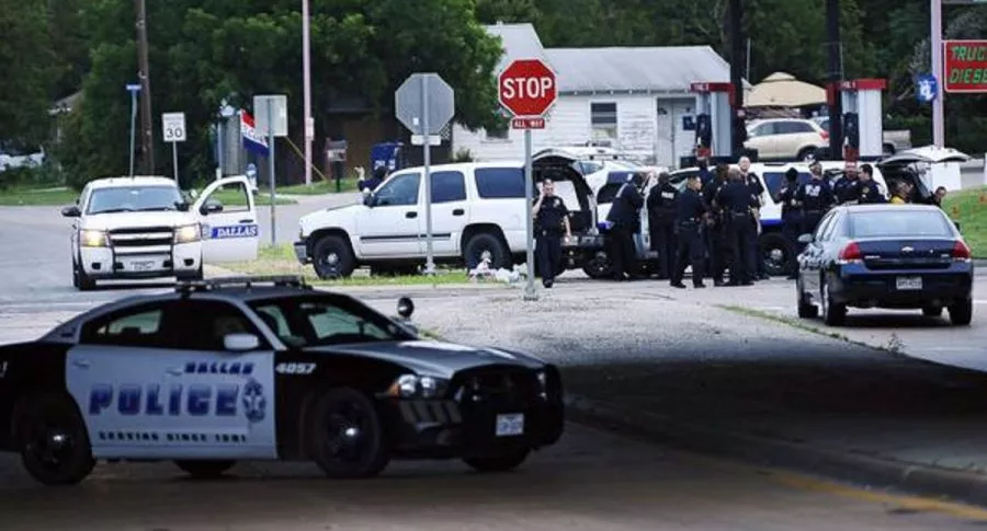 Tiroteo en Estados Unidos: una mujer muerta y 5 heridos en bar de Texas. Imagen de referencia de la Policía de Dallas.