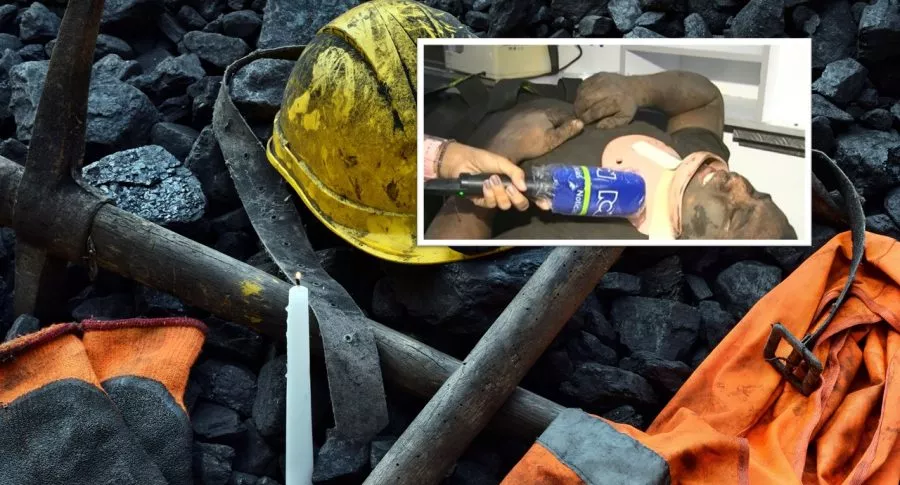 Mineros atrapados en Cali hoy 20 de marzo; uno ya fue rescatado.