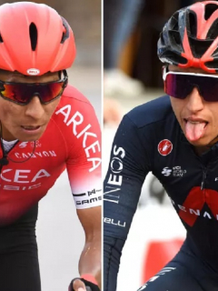 Nairo Quintana y Egan Bernal, cuyos salarios están entre los más altos del mundo