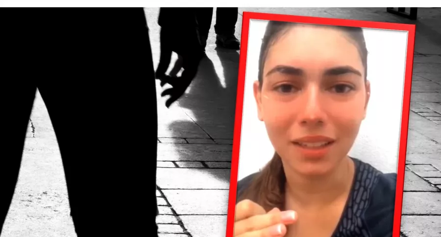 Imagen de acosador y joven que denunció que un hombre se masturbó frente a ella, en Cartagena