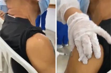 Nuevo caso de enfermera que simuló vacunar contra el COVID-19 a un adulto mayor con jeringa vacía se presentó en Barranquilla.