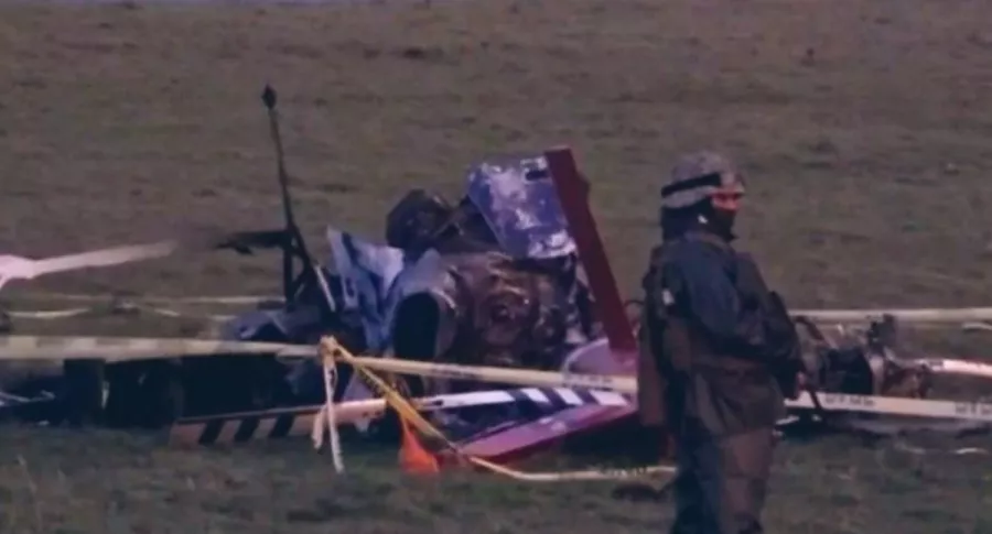 Captura de pantalla de Helicóptero que transportaba vacunas contra el coronavirus se estrelló, en Uruguay