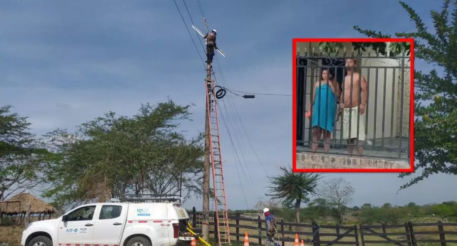 Hombre en toalla amenazó a trabajador de empresa de energía, en La Guajira