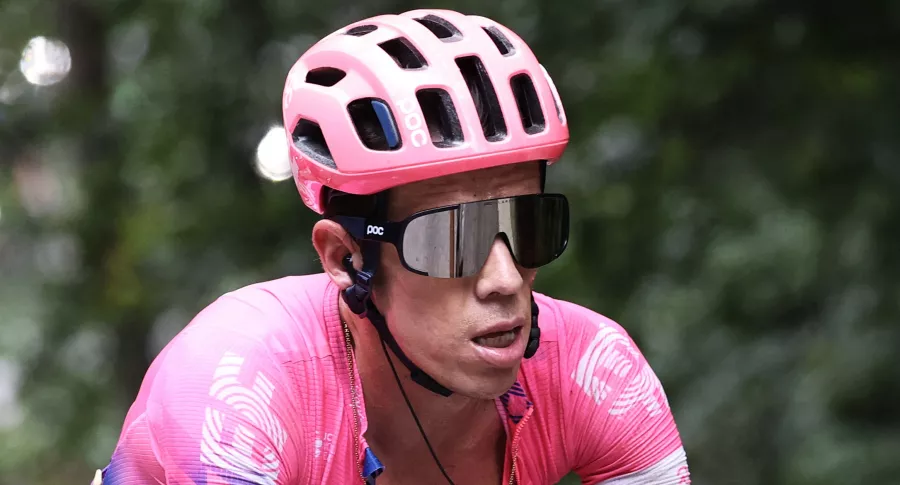 Rigoberto Urán en etapa 3 de la Vuelta a Suiza 2021. Clasificación general.
