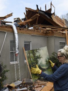 Imagen de daños por el tornado en Alabama (Estados Unidos) que deja 5 muertos y miles de damnificados