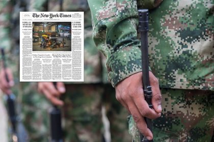 Colombia es portada del New York Times por bombardeos a disidencias de las Farc.