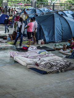Venezolanos desplazados en Arauca ilustran nota de la calamidad pública declarada por el Gobierno en ese departamento