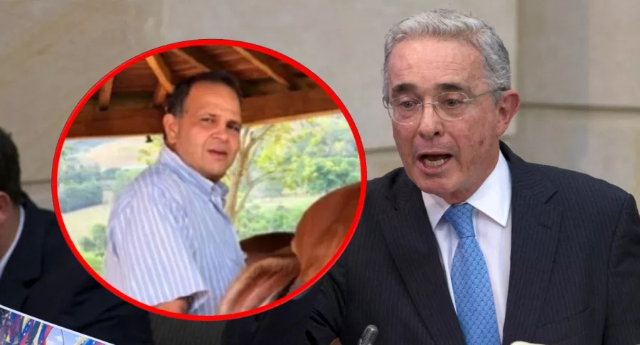 'Ñeñe' Hernández, que fue agendado por la oficina de Álvaro Uribe para visitar el Congreso, y el expresidente