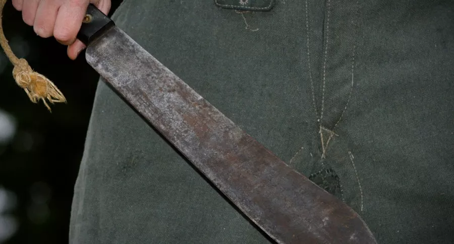 Imagen de machete que ilustra nota; cárcel a hombre que habría usado machete para agredir a exnovia, en Córdoba