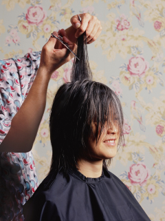 Foto de corte de pelo, a proósito de las fechas de abril para cortarlo