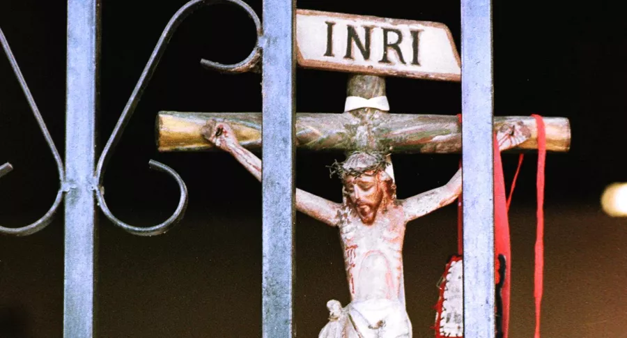 Crucifixión de Jesús “parece llevada por Fiscalía de Barbosa”: Héctor Riveros. Imagen de representación de la muerte de Jesús.