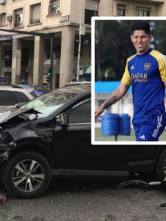 Video: Jorman Campuzano se estrelló en su camioneta en Buenos Aires