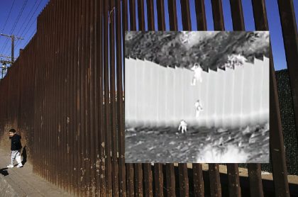 Dos pequeñas ecuatorianas fueron arrojadas por el muro fronterizo entre México y Estados Unidos.